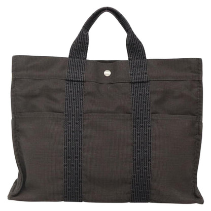 Hermes Fourre-tout Herline Fourre-tout Herline, GRAY, CANVAS, Tote bag