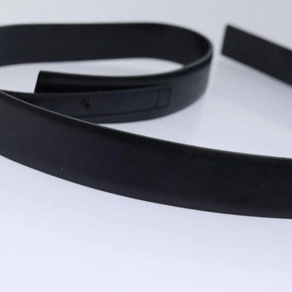 Chanel Buckle Belt Leather, BLACK, LEATHER, Belts