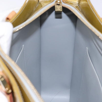 Louis Vuitton Columbus Handbag Monogram Vernis, BEIGE, PATENT_LEATHER, Tote bag