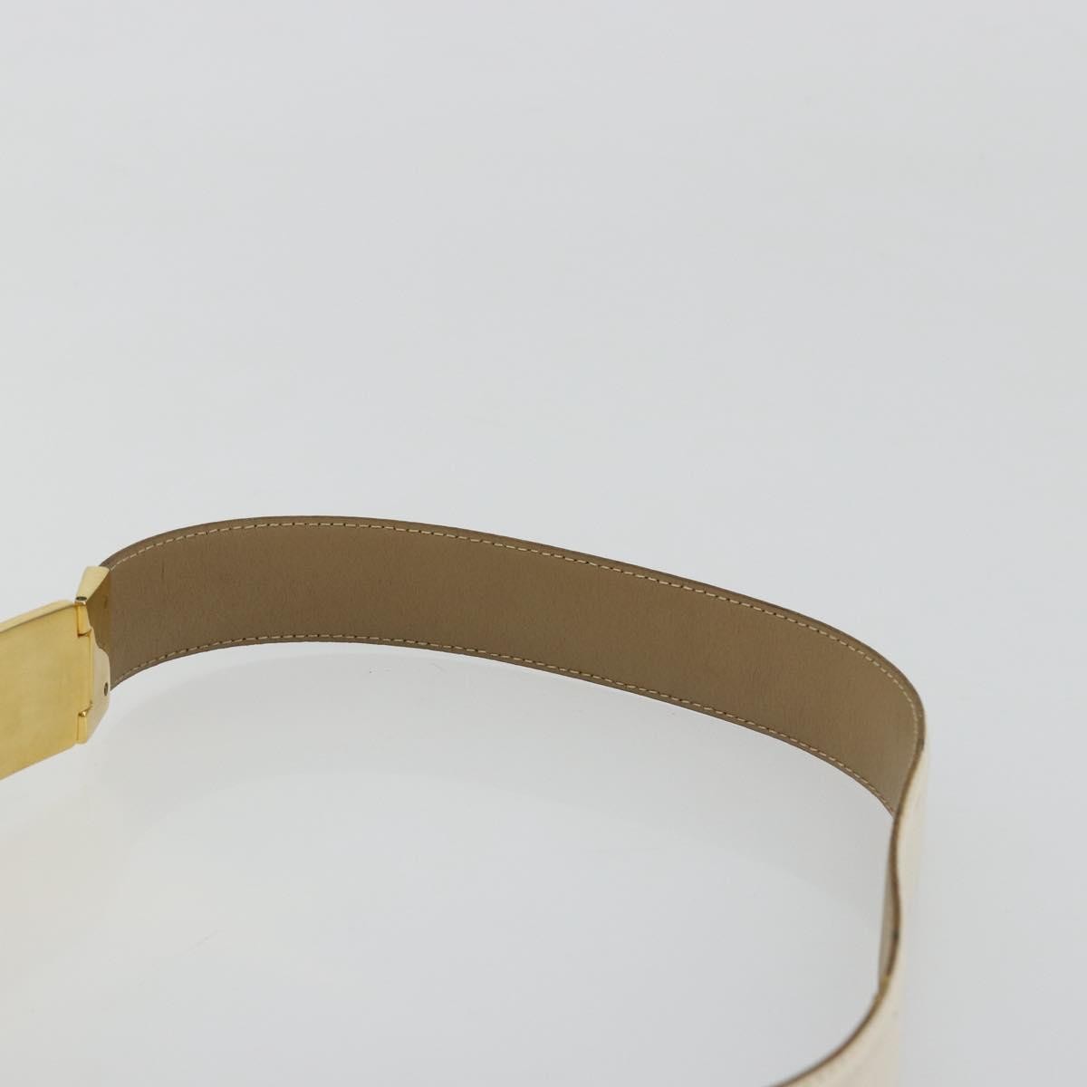 Salvatore Ferragamo Gancini Buckle Reversible Belt Leather, White, Leather, Belt