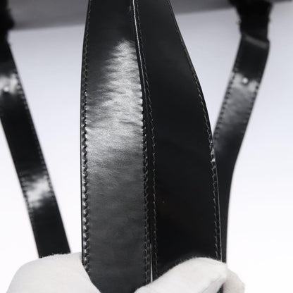 Gucci Vintage Bamboo Backpack Patent, BLACK, PATENT_LEATHER, Backpack