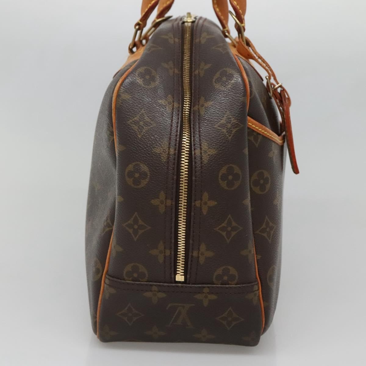 Louis Vuitton Deauville Handbag Monogram Canvas, BROWN, CANVAS, Handbag