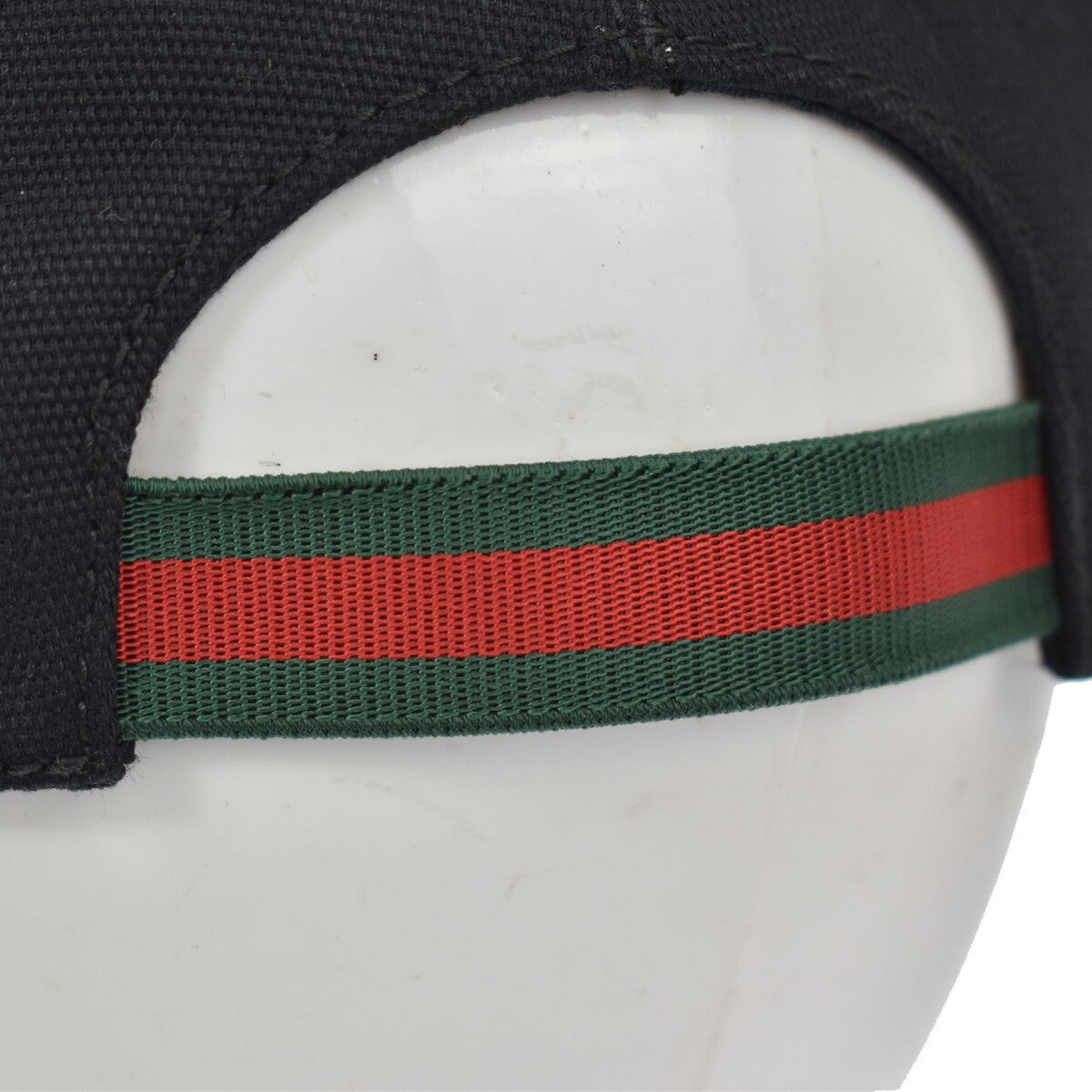 Gucci Web Baseball Cap GG Canvas, BLACK, CANVAS, Head accessory
