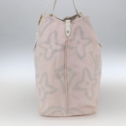 Louis Vuitton Tahitienne Cabas Canvas, PINK, CANVAS, Tote bag