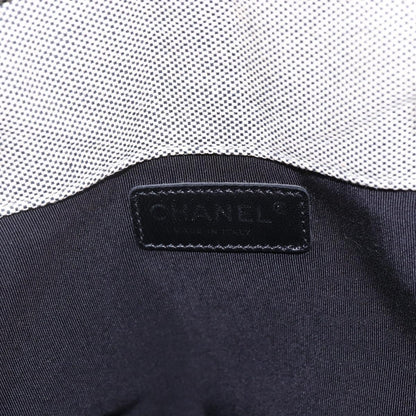 Chanel Camellia No.5 Tote Canvas, GRAY, CANVAS, Tote bag