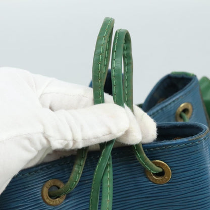 Louis Vuitton Bicolor Noe Handbag Epi Leather, BLUE, LEATHER, Shoulder bag