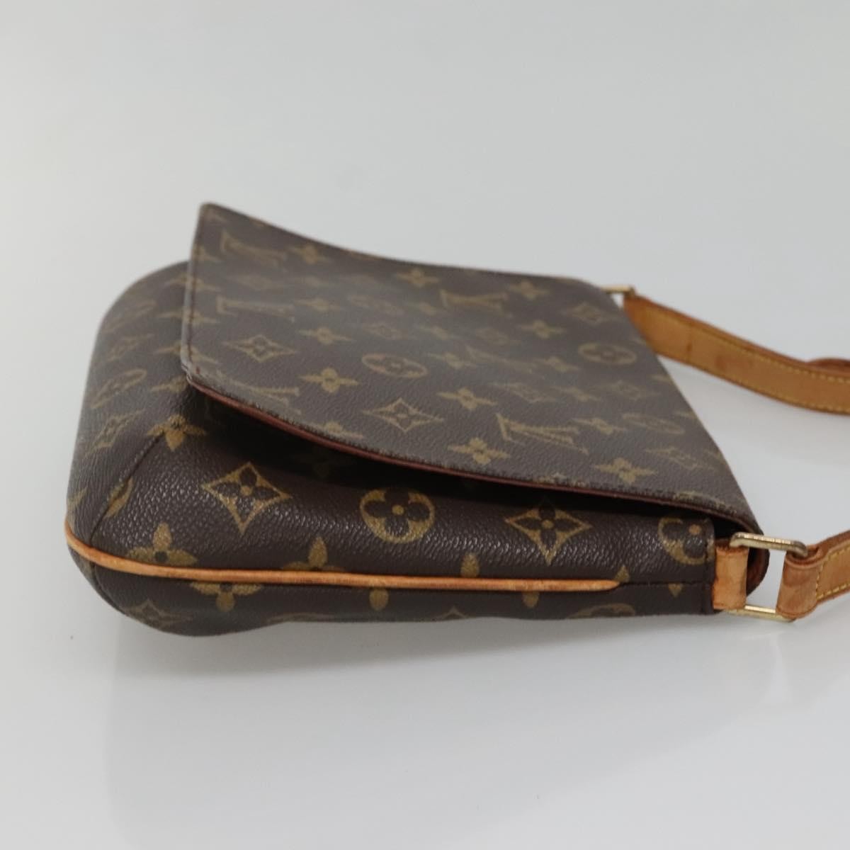 Louis Vuitton Musette Tango Handbag Monogram Canvas, BROWN, CANVAS, Handbag