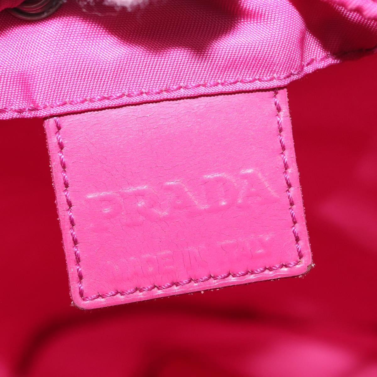 Prada Pochette Nylon, PINK, NYLON, Clutche & pouche