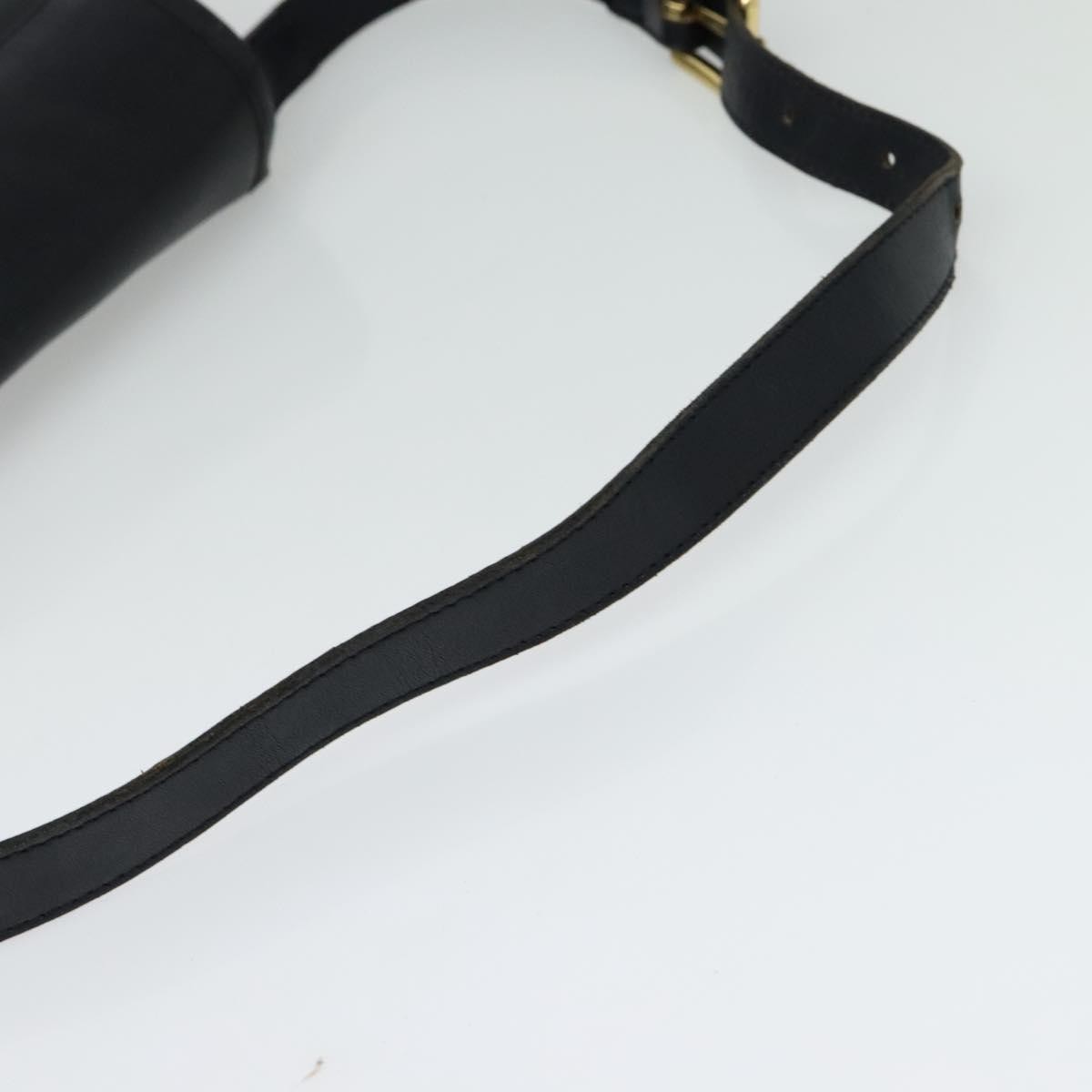 Burberry Flap Shoulder Bag Leather, NAVY, LEATHER, Shoulder bag