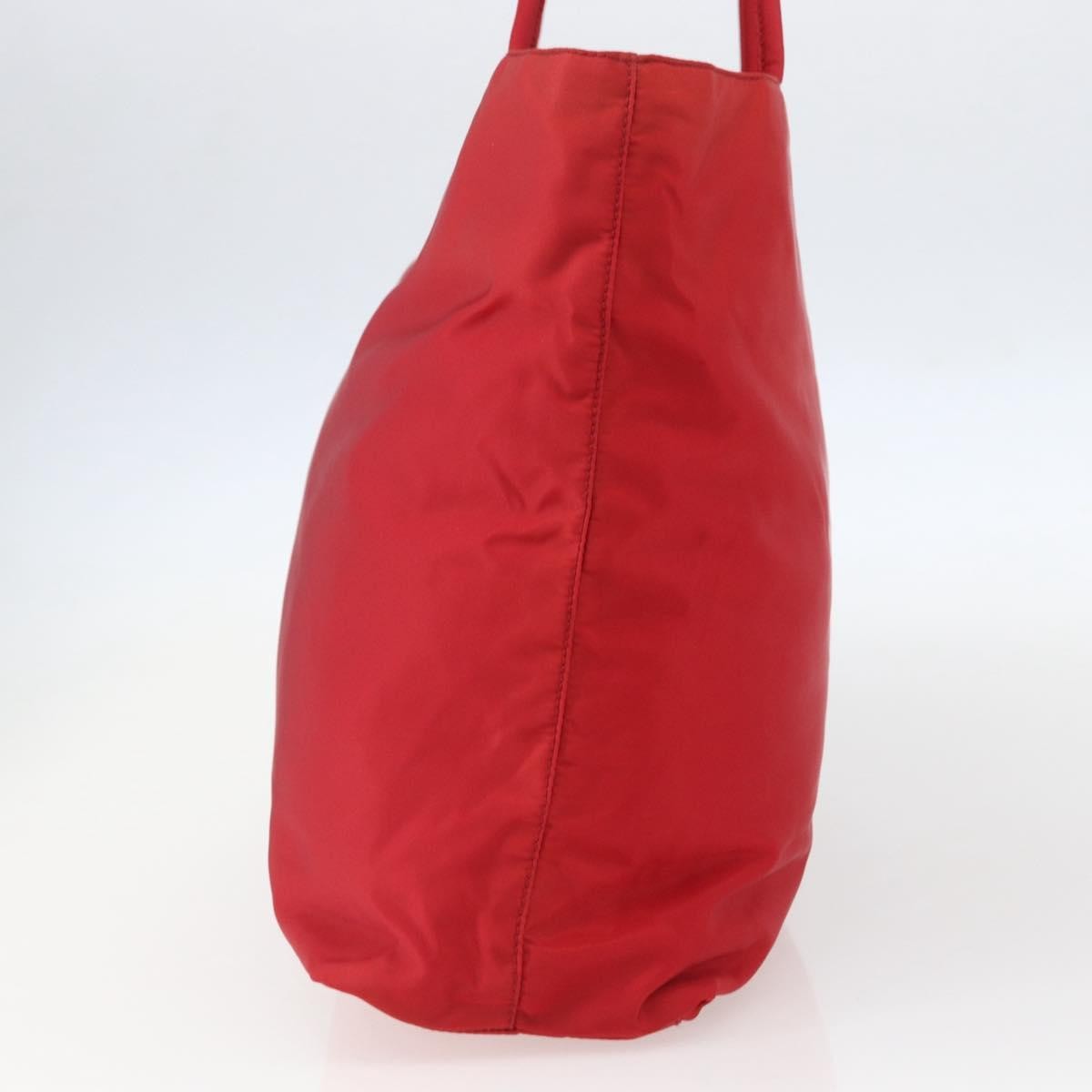 Prada Vintage Zip Tote Tessuto, RED, NYLON, Tote bag