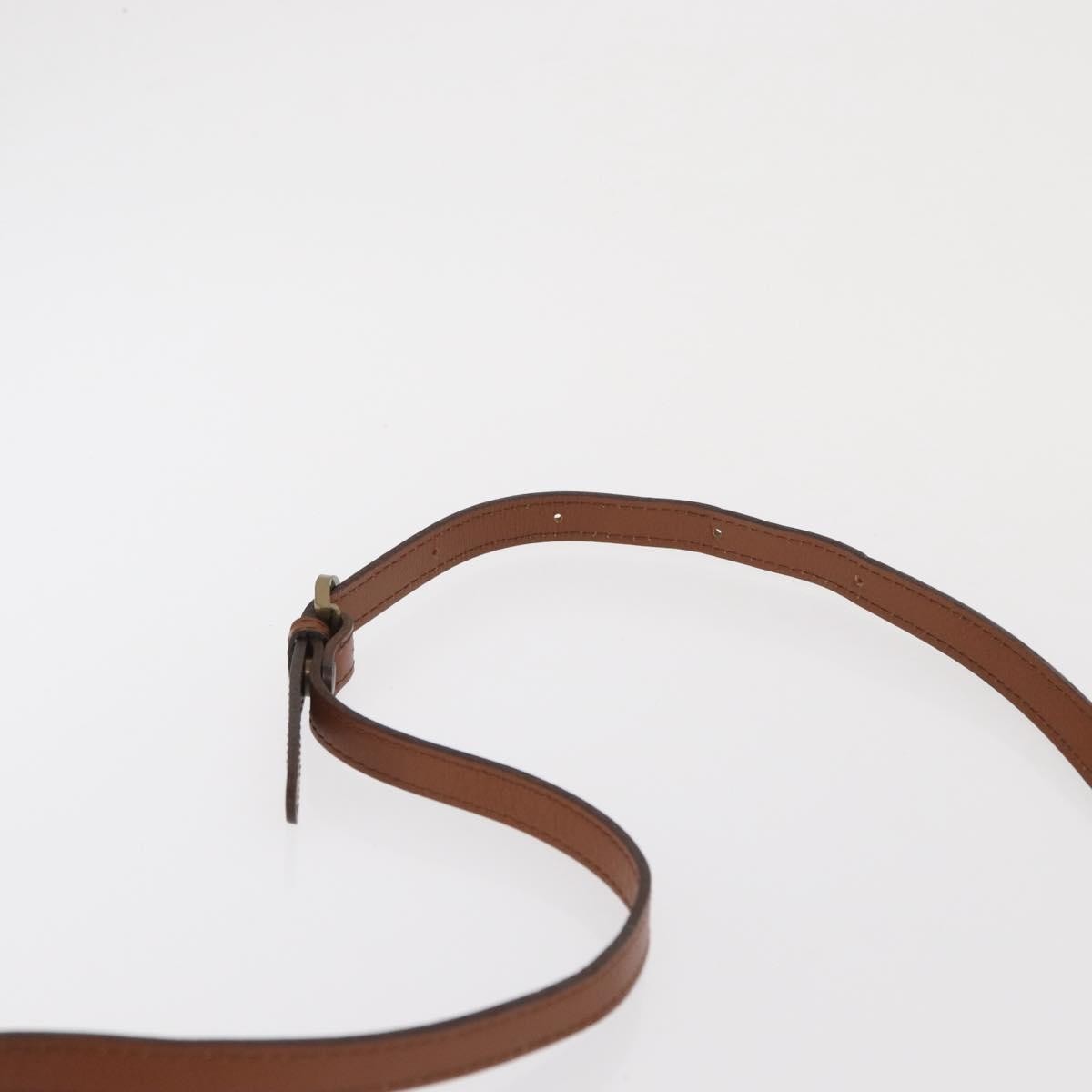Burberry Vintage Shoulder Bag Leather, BROWN, LEATHER, Shoulder bag