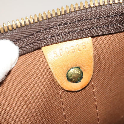 Louis Vuitton Keepall Bag Monogram Canvas, BROWN, CANVAS, Travel bag