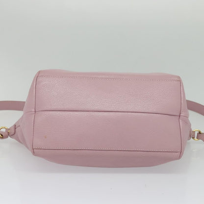Salvatore Ferragamo Gancini Tote Leather, PINK, LEATHER, Tote bag