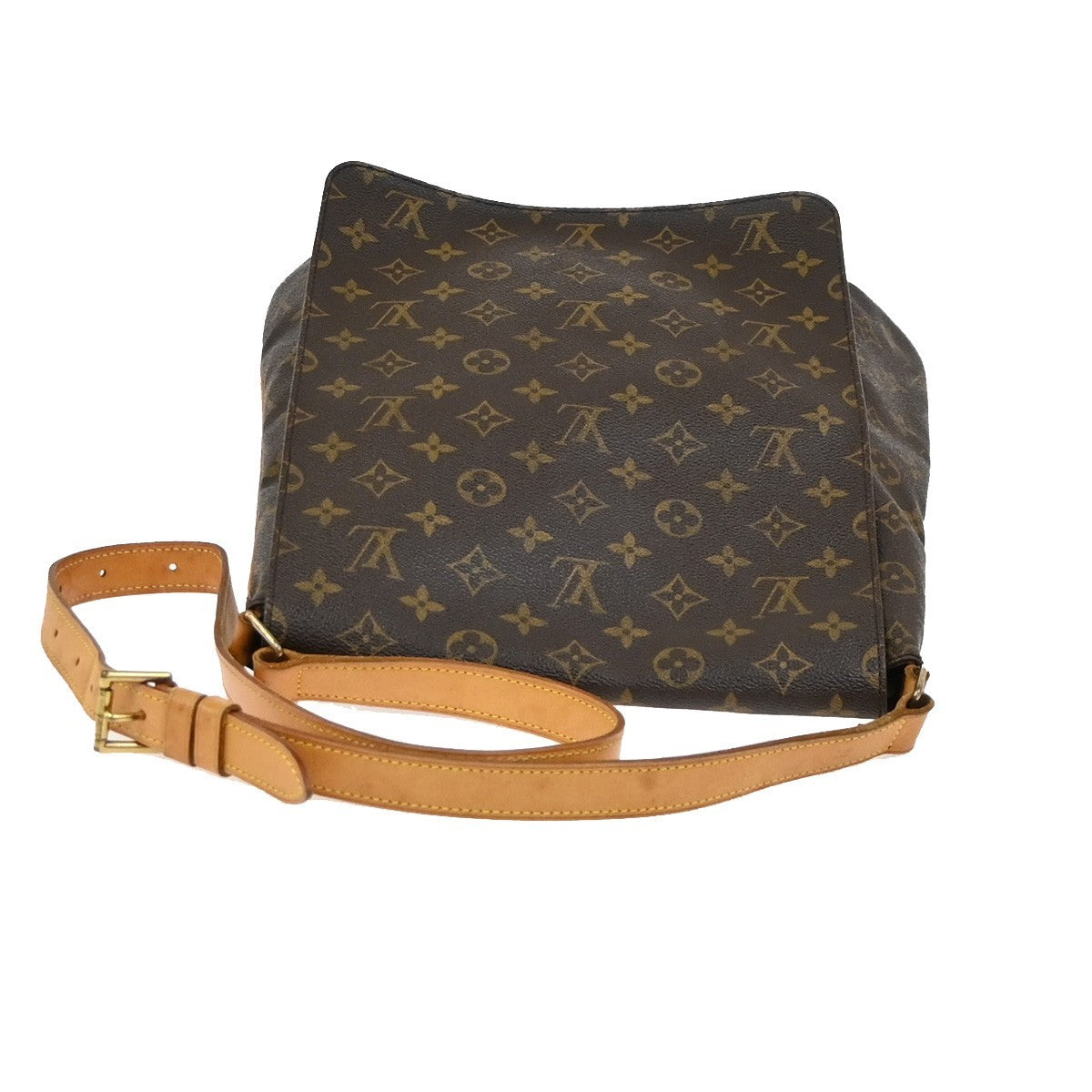 Louis Vuitton Musette Salsa Handbag Monogram Canvas, Brown, Canvas, Shoulder Bag