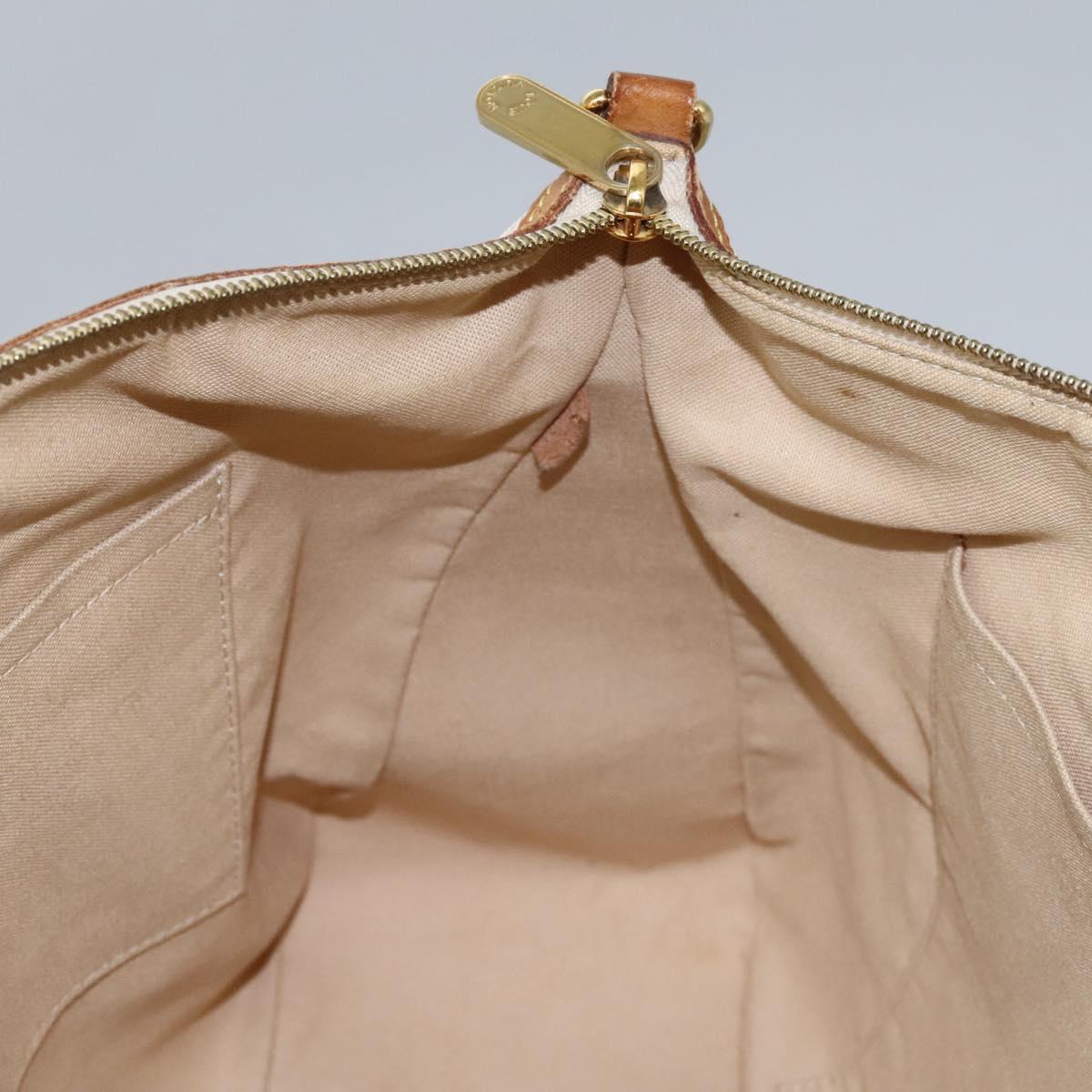 Louis Vuitton Siracusa Handbag Damier, WHITE, CANVAS, Shoulder bag