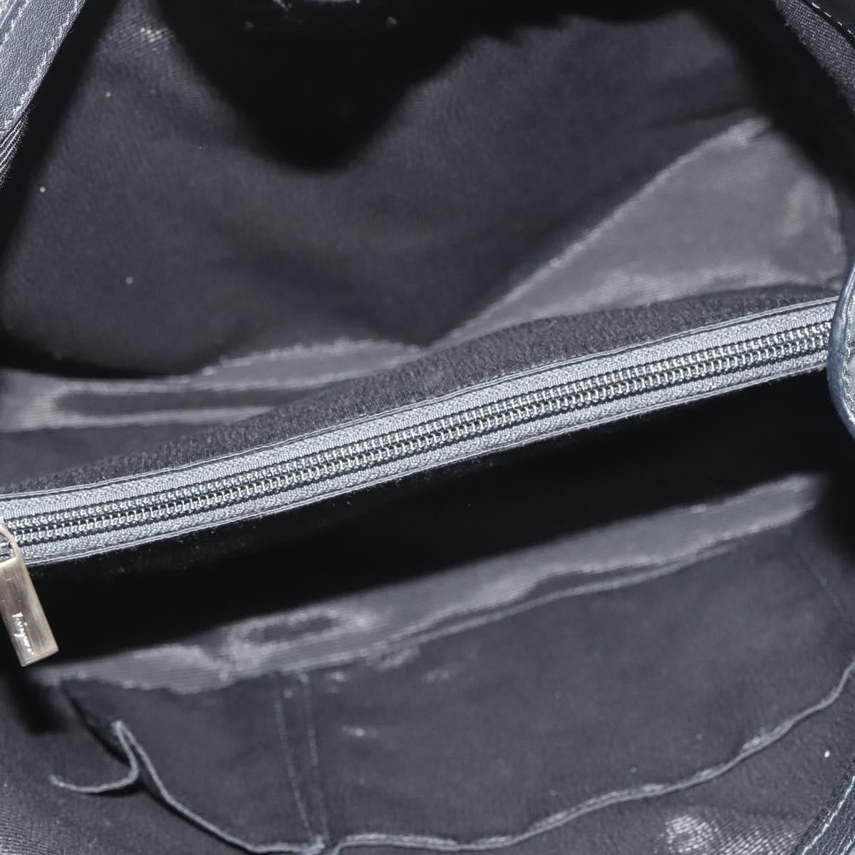 Salvatore Ferragamo Vala Handbag Patent leather, BLACK, PATENT_LEATHER, Handbag