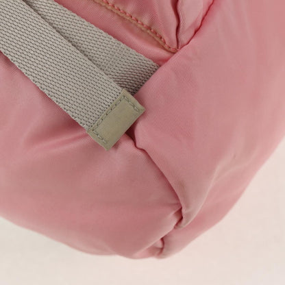 Prada Double Buckle Backpack Tessuto, Pink, Nylon, Backpack