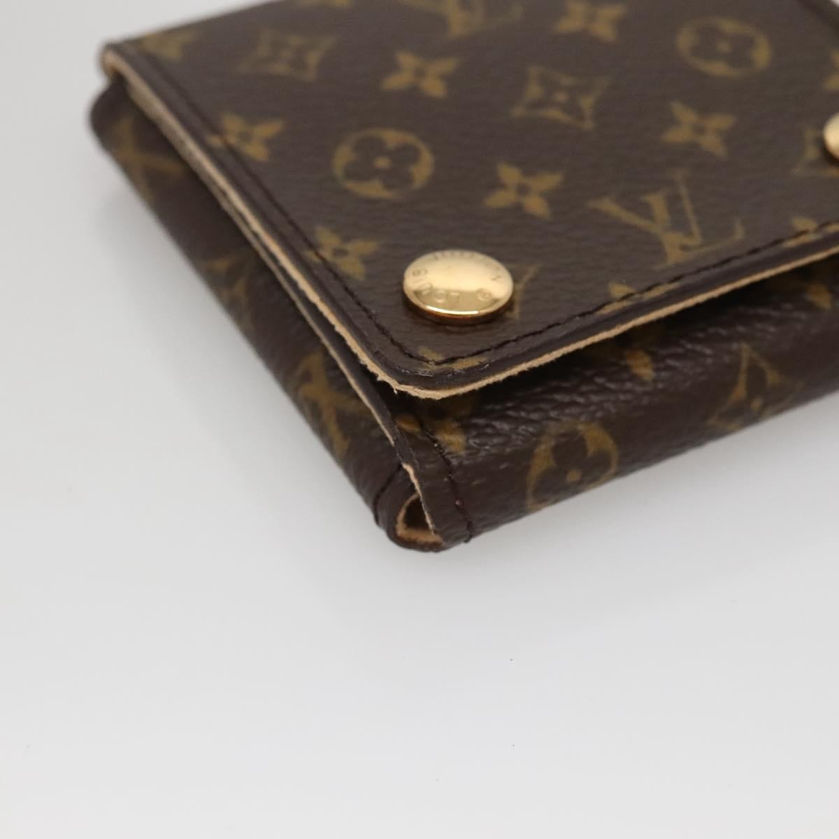 Louis Vuitton CASE JEWELRY BOX Canvas, BROWN, CANVAS, Wallets