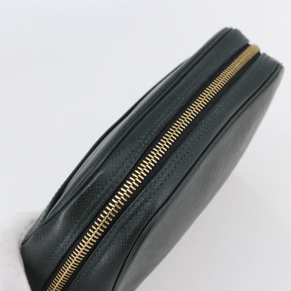 Louis Vuitton Toiletry Bag Leather, GREEN, LEATHER, Toiletry Case