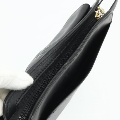 Celine Clutch Bag Leather, Black, Leather, Clutch