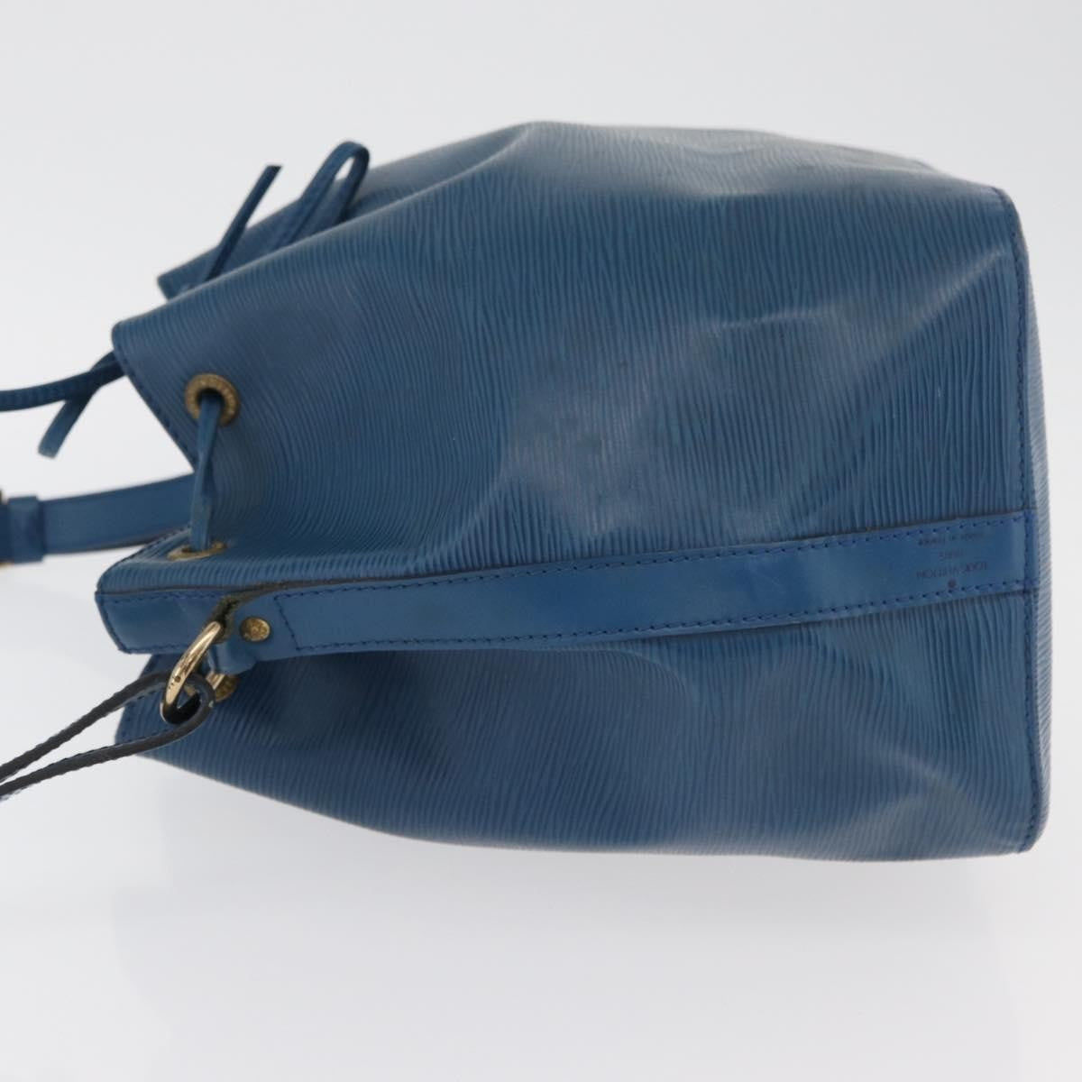 Louis Vuitton Petit Noe Handbag Epi Leather, Blue, Leather, Shoulder Bag
