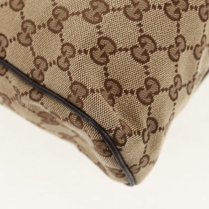 Gucci Flap Messenger GG Canvas, BEIGE, CANVAS, Shoulder bag