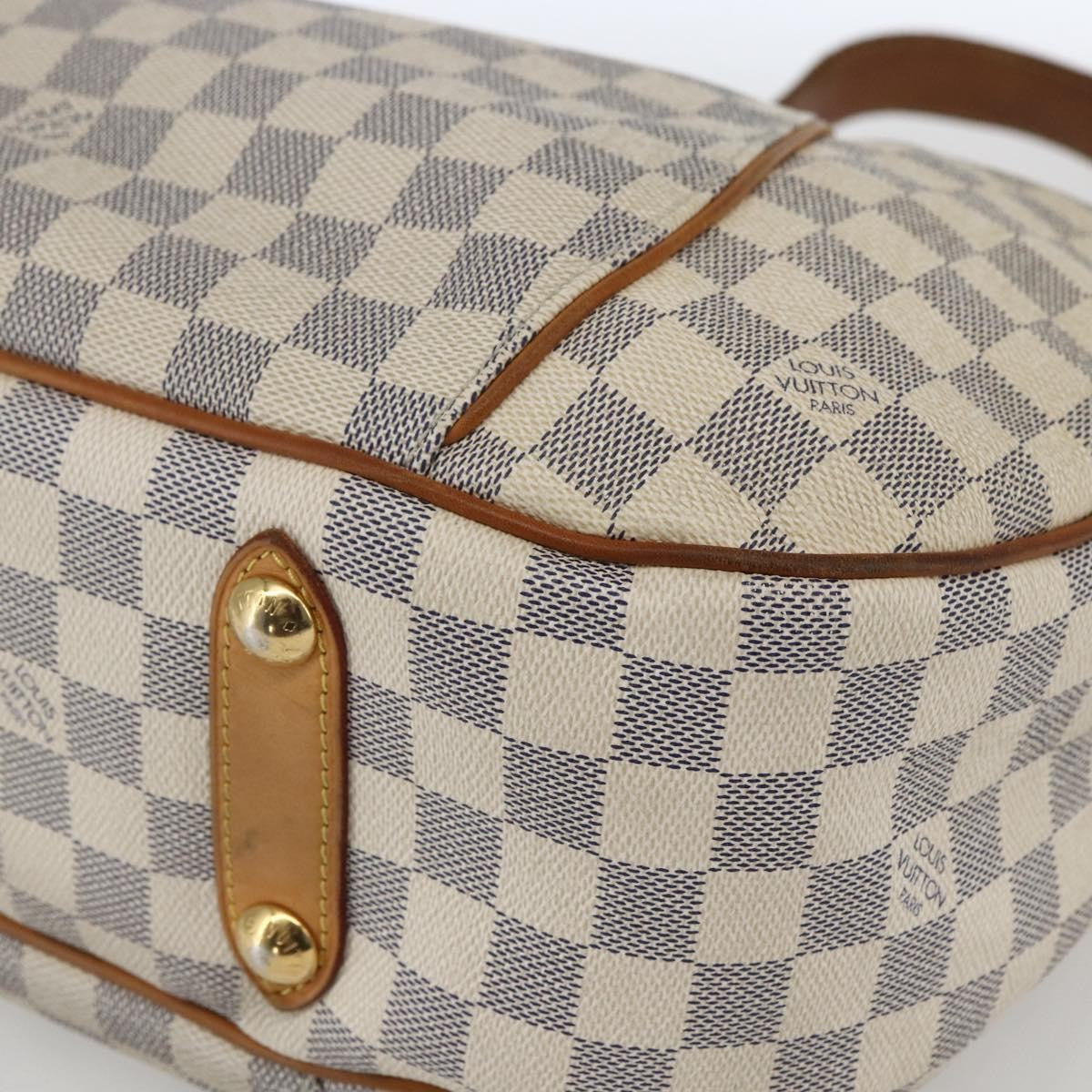 Louis Vuitton Galliera Handbag Damier, BEIGE, CANVAS, Shoulder bag