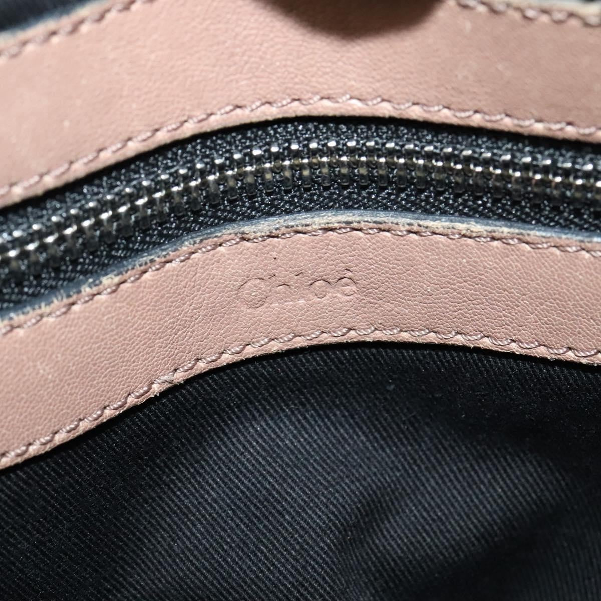 Chloe Ethel Handbag Leather, PINK, LEATHER, Handbag