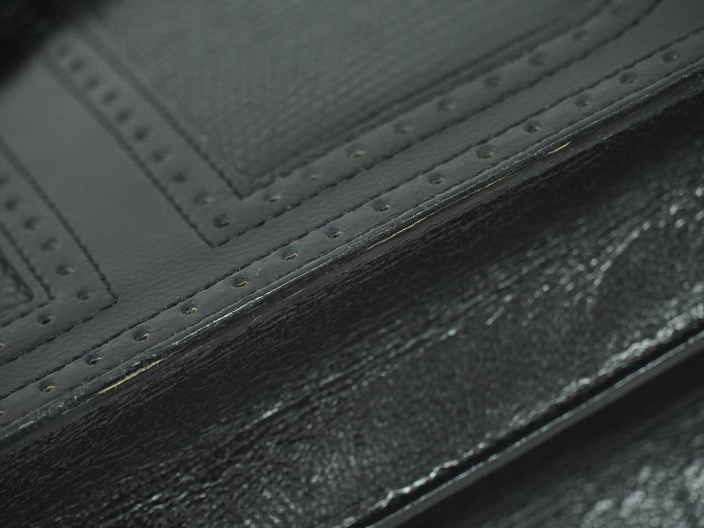 Saint Laurent Vintage Shoulder Bag Leather, BLACK, LEATHER, Shoulder bag