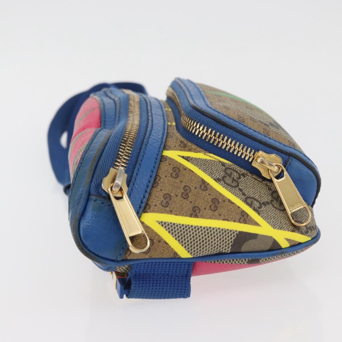 Gucci GG Supreme Belt Bag GG Coated Canvas and Leather, Multicolour, PVC, Crossbody Bag