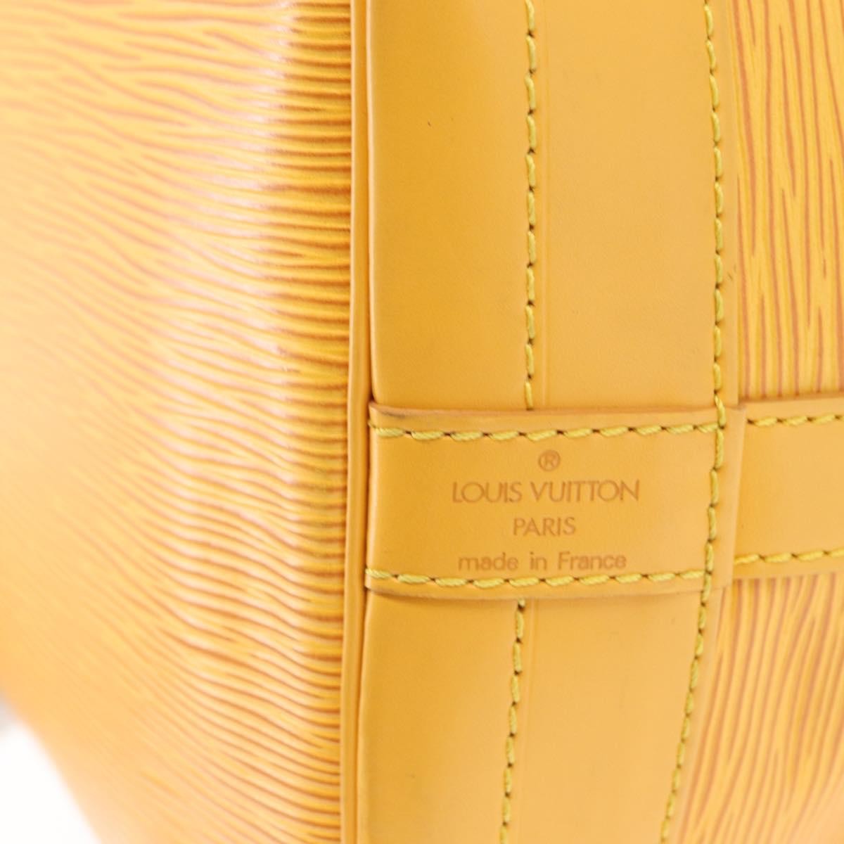 Louis Vuitton Noe Handbag Epi Leather, YELLOW, LEATHER, Shoulder bag