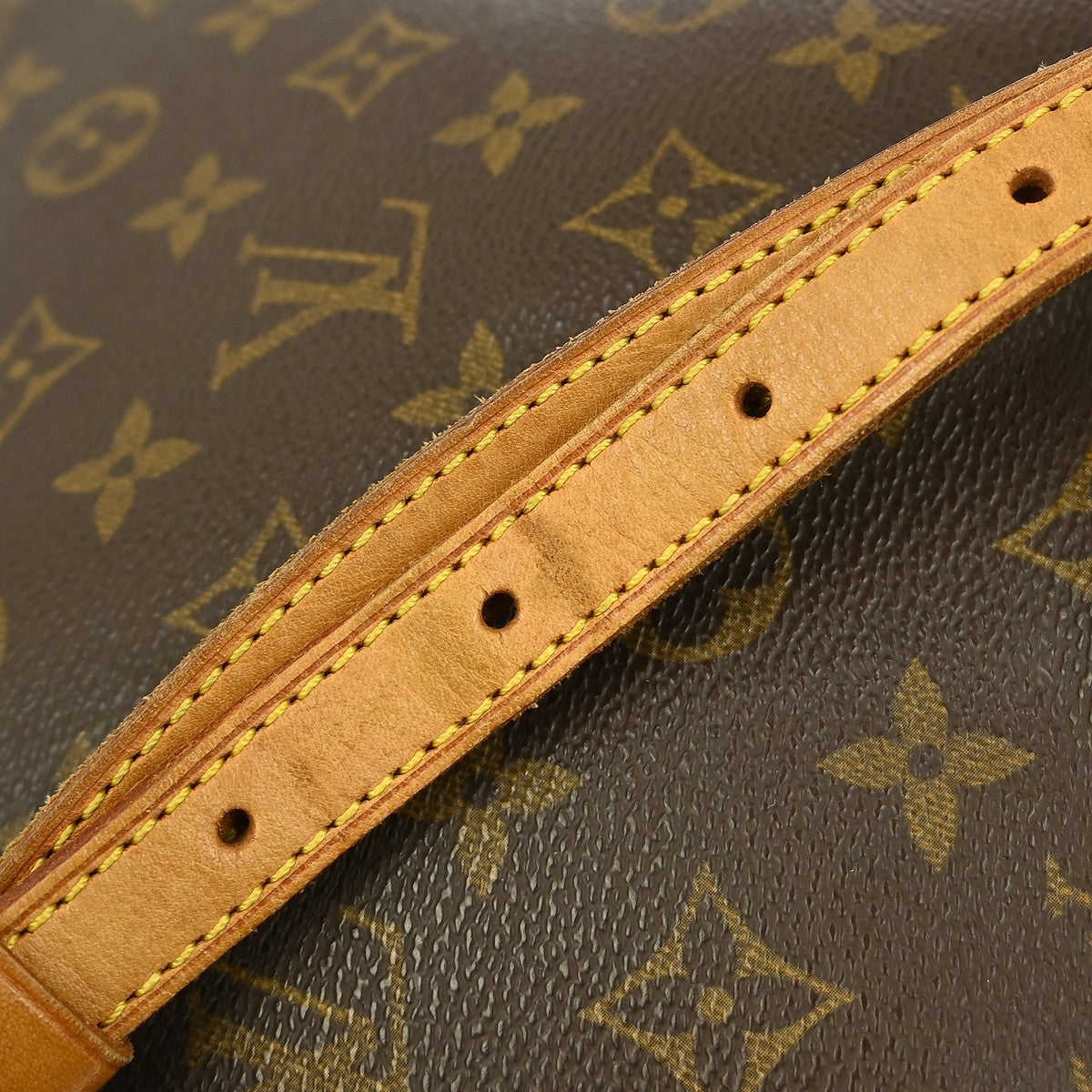 Louis Vuitton Drouot Handbag Monogram Canvas, BROWN, CANVAS, Shoulder bag