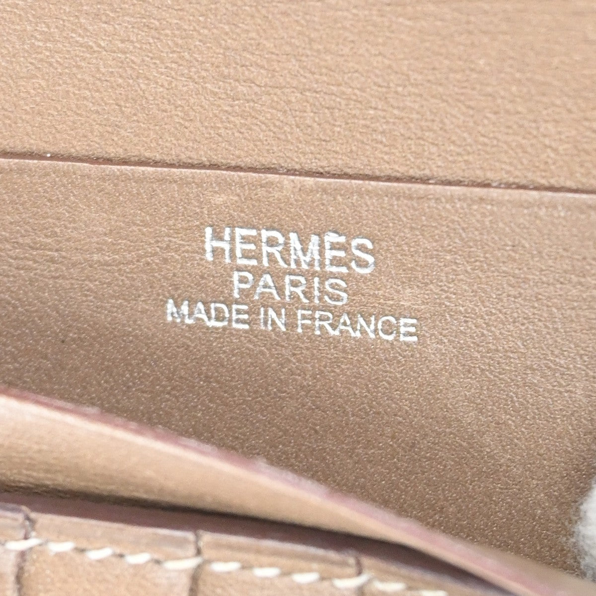 Hermes Bearn Coin Wallet Epsom, Brown, Leather, Wallet