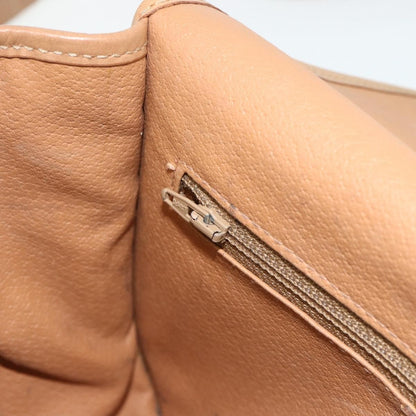Celine Vintage Macadam Shoulder Bag Canvas and Leather, Brown, Canvas, Shoulder Bag