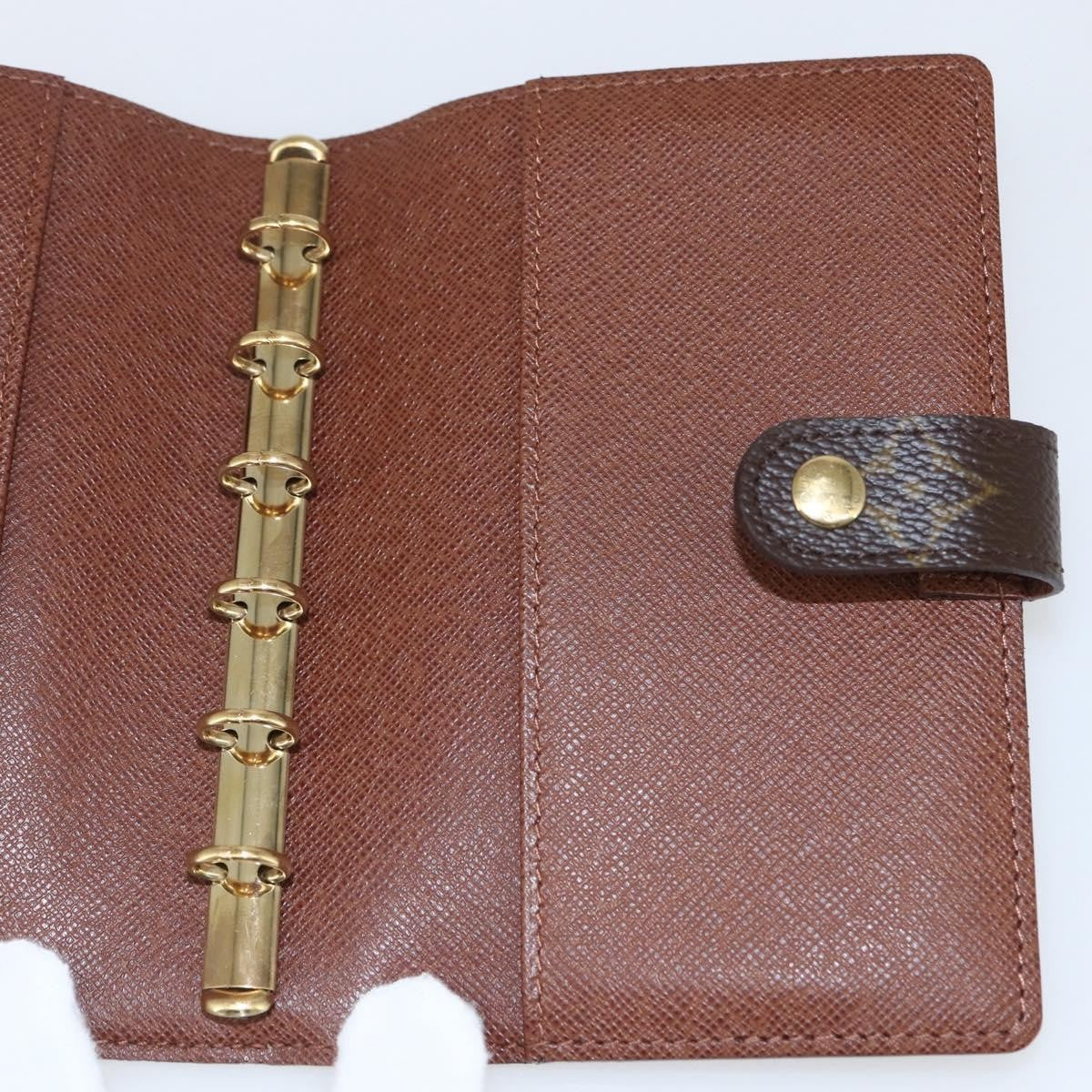 Louis Vuitton Agenda Cover Monogram Panda, Brown, Canvas, Wallet