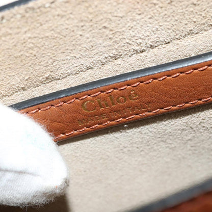 Chloe Multicolor Fringe Hudson Bag Leather, BROWN, LEATHER, Crossbody bag