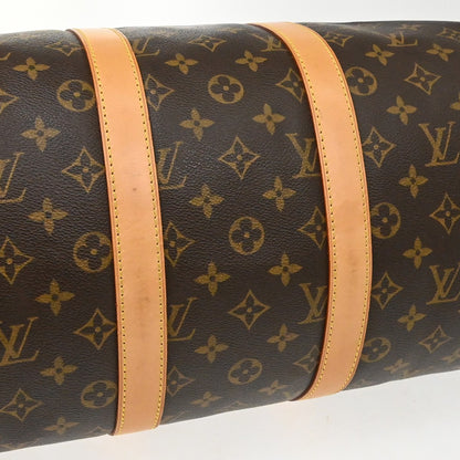 Louis Vuitton Keepall Bandouliere Bag Monogram Canvas, Brown, Canvas, Travel Bag