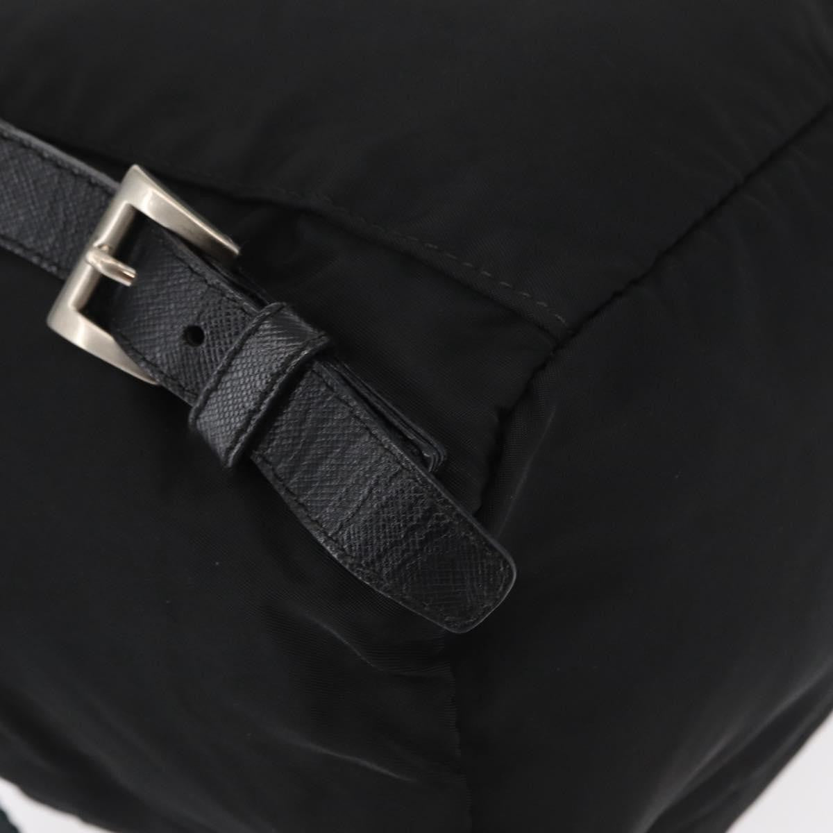 Prada Front Pocket Backpack Tessuto, BLACK, NYLON, Backpack