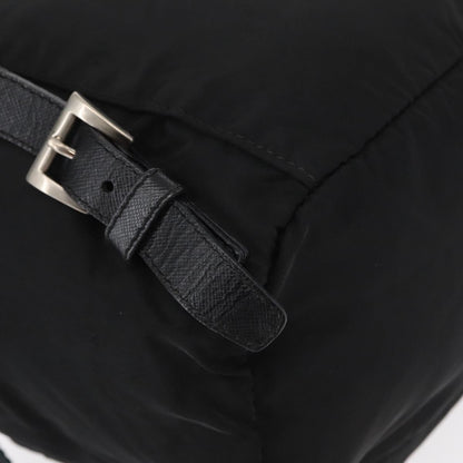 Prada Front Pocket Backpack Tessuto, BLACK, NYLON, Backpack