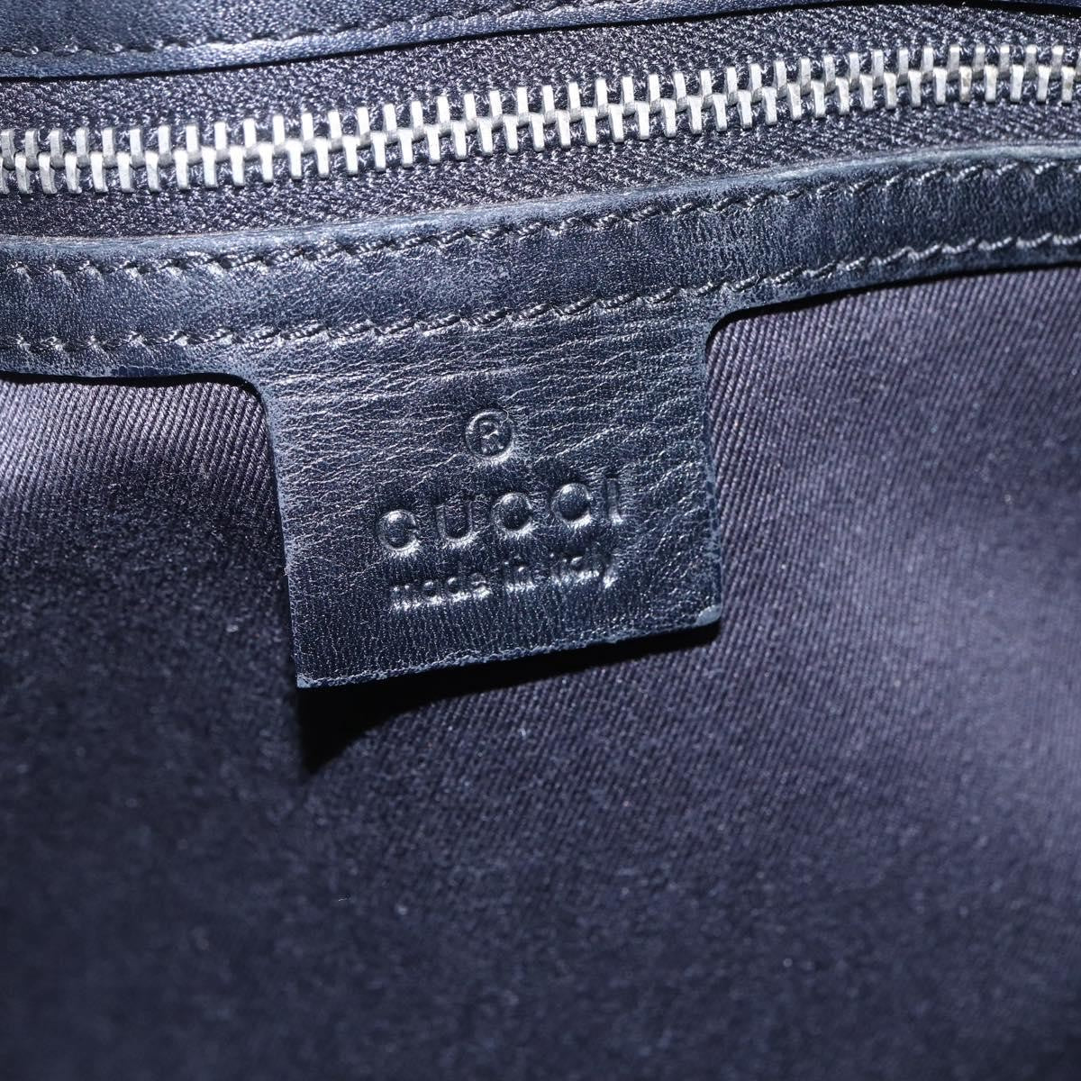 Gucci Vintage Harness Tote GG Canvas with Leather, BLACK, CANVAS, Tote bag