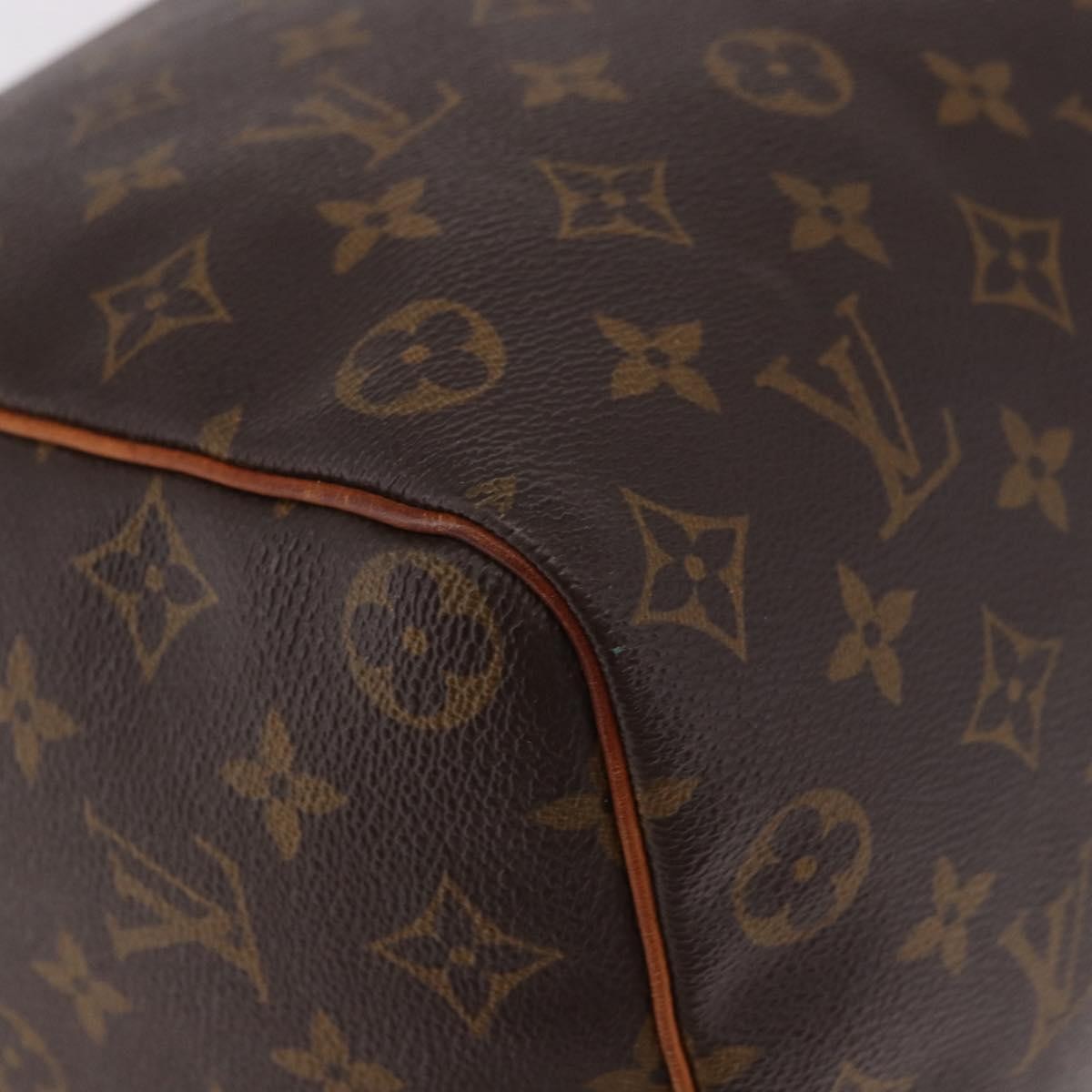 Louis Vuitton Speedy Handbag Monogram Canvas, Brown, Canvas, Handbag