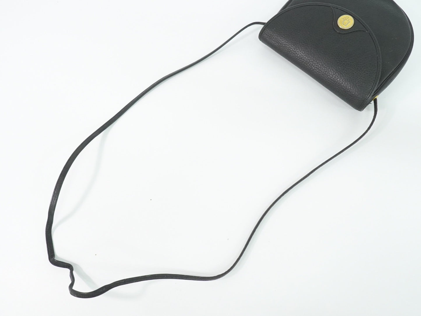 Christian Dior Vintage Shoulder Bag Leather, Black, Leather, Shoulder Bag