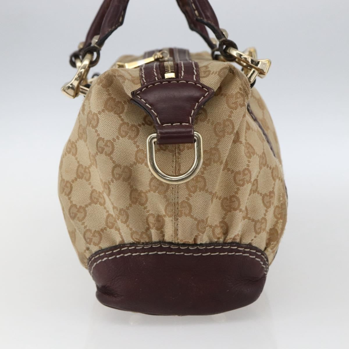Gucci Vintage Handbag GG Canvas, BEIGE, CANVAS, Handbag