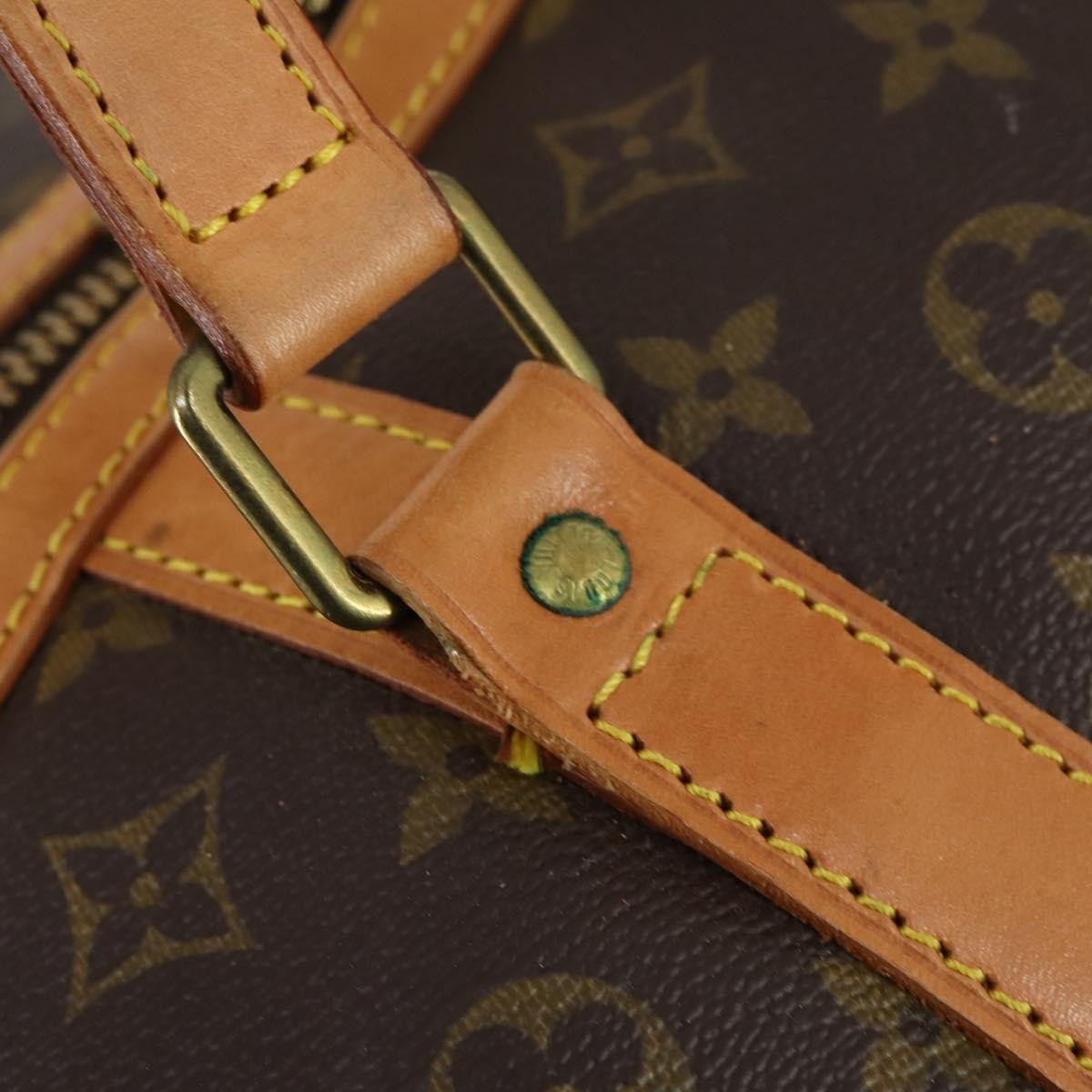 Louis Vuitton Sac Souple Handbag Monogram Canvas, BROWN, CANVAS, Travel bag