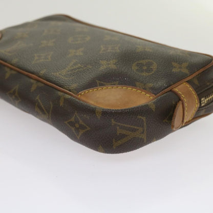 Louis Vuitton Marly Dragonne Clutch Monogram Canvas, BROWN, CANVAS, Clutche & pouche