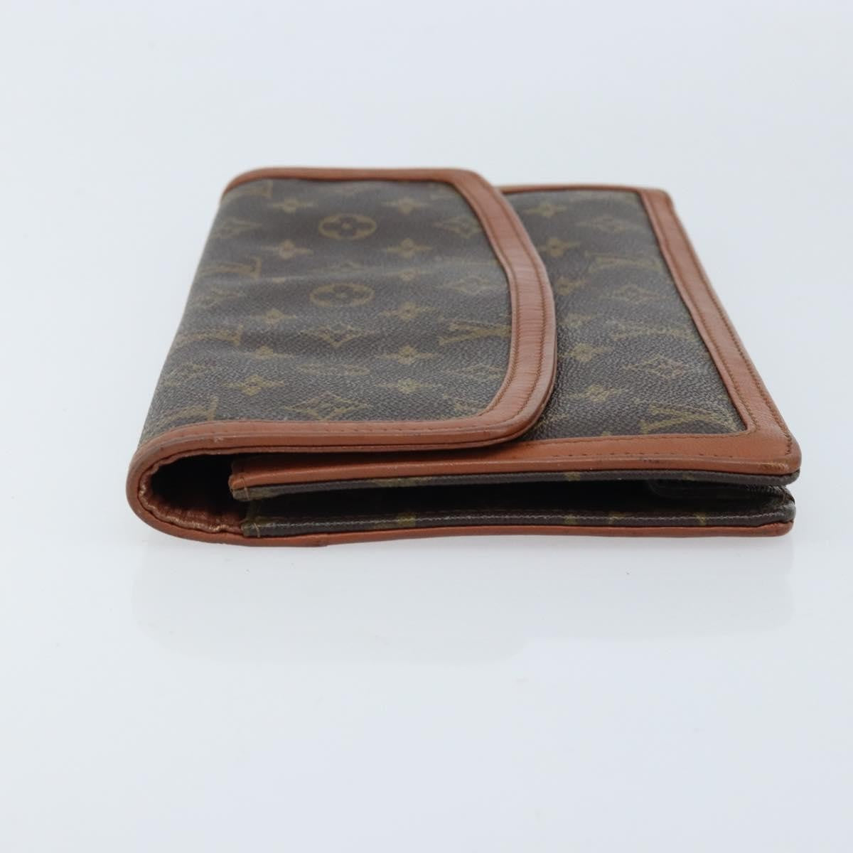 Louis Vuitton Dame Pochette Monogram Canvas, BROWN, CANVAS, Clutche & pouche