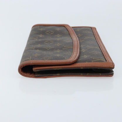 Louis Vuitton Dame Pochette Monogram Canvas, BROWN, CANVAS, Clutche & pouche