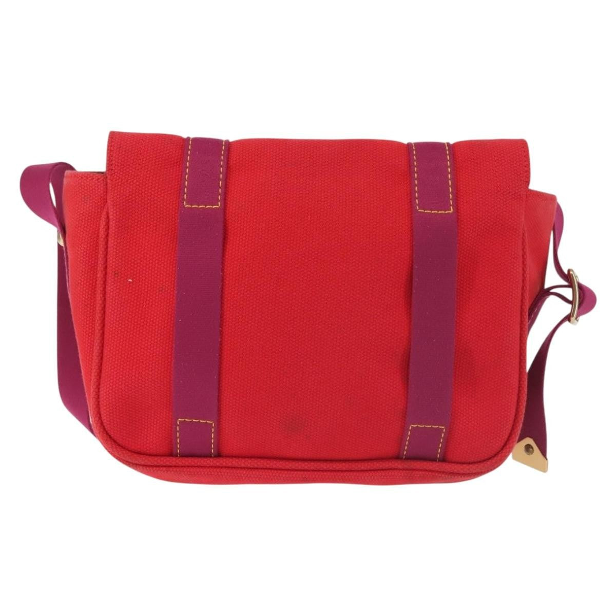 Louis Vuitton Antigua Besace Messenger Bag Canvas, RED, CANVAS, Shoulder bag