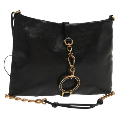 Prada Bow Shoulder Bag Vernice Saffiano Leather, BLACK, LEATHER, Shoulder bag