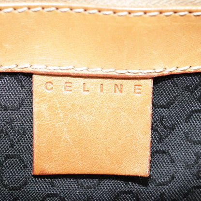 Celine Vintage Macadam Handbag Canvas, BLACK, CANVAS, Handbag